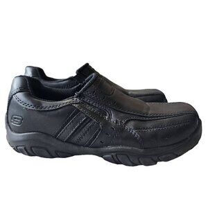 Skechers Grambler - Wallace Relaxed Fit Black 96311L Little Boys Size 1 US
